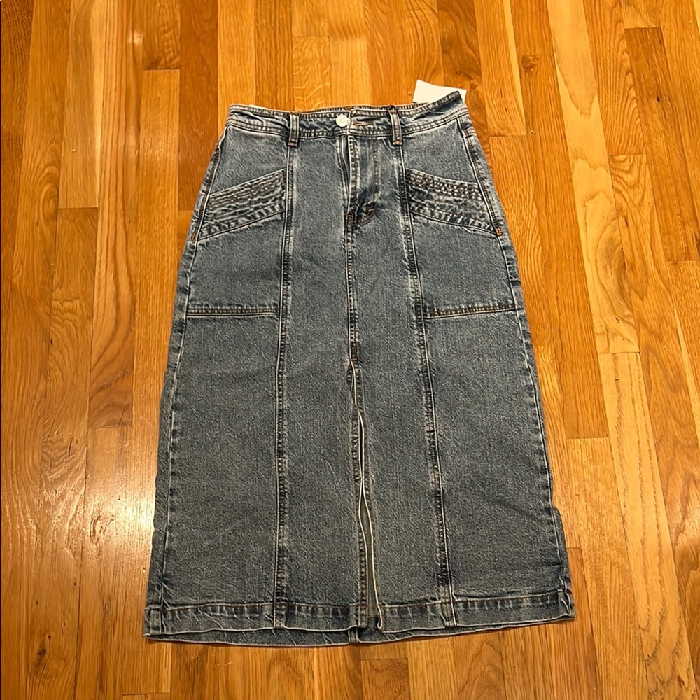 Habitual Denim Skirt - Blue